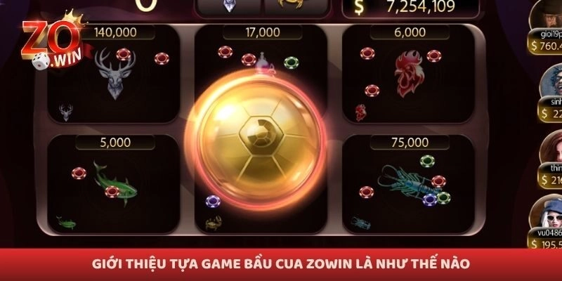 Giới thiệu tựa game bầu cua Zowin là như thế nào