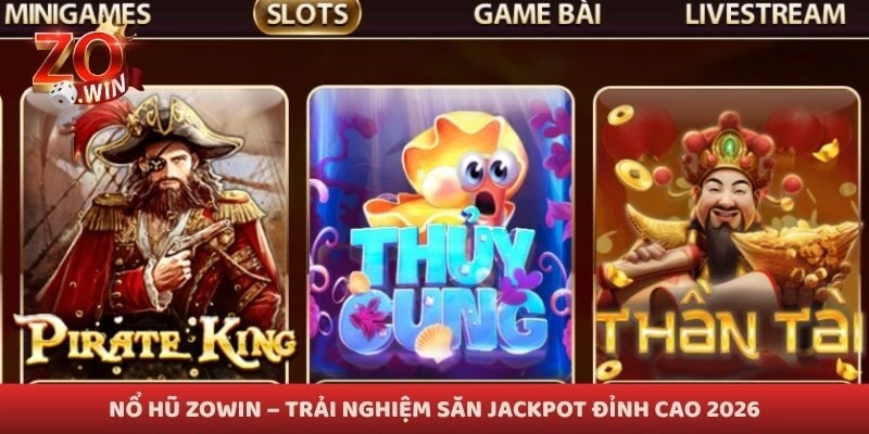 Nổ Hũ Zowin – Trải Nghiệm Săn Jackpot Đỉnh Cao 2026