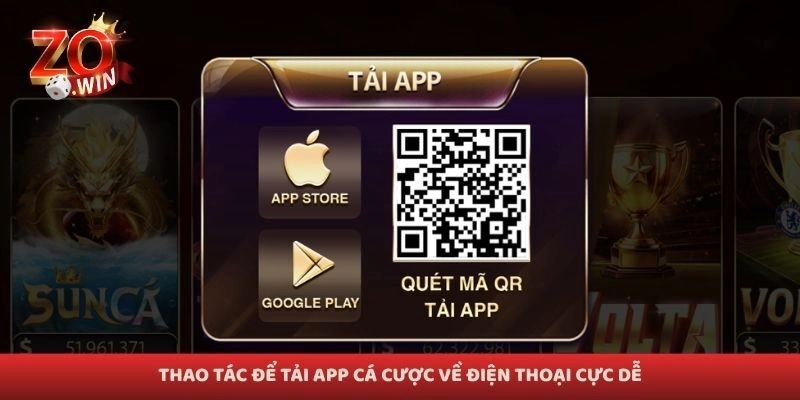 Thao tác để tải app cá cược về điện thoại cực dễ